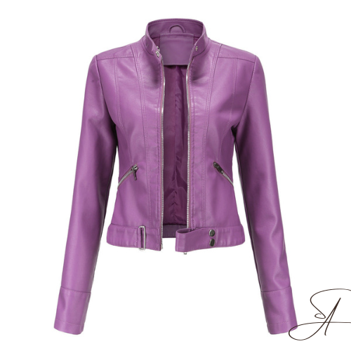 W&W Elegante Lederjacke