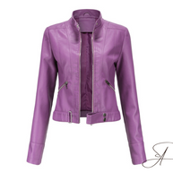 W&W Elegante Lederjacke