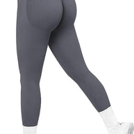 Dunkelgrau nahtlose Leggings 