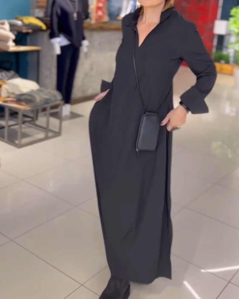 W&W langes Kleid mit Seitenschlitz