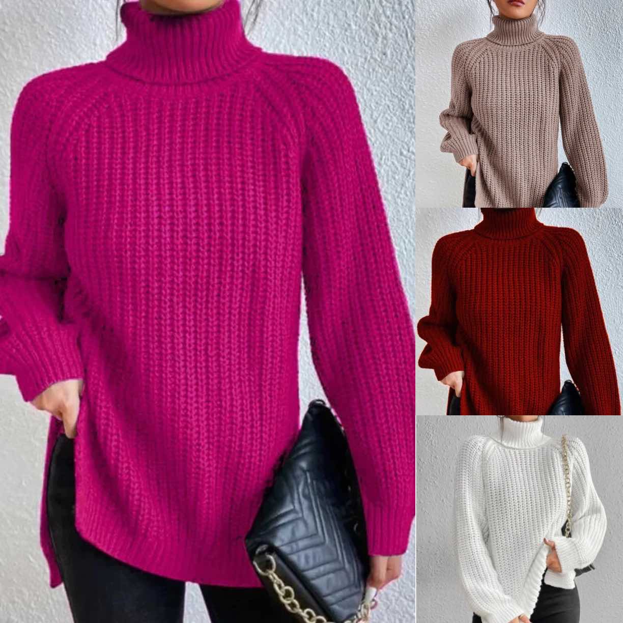 W&W - Gemütlicher Strick-Rollkragenpullover
