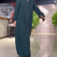 W&W langes Kleid mit Seitenschlitz