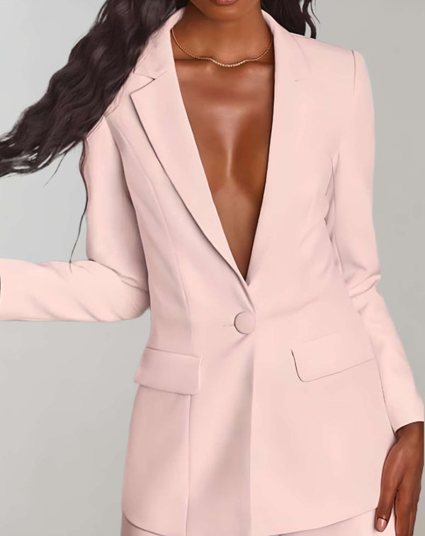 W&W - taillierter langer Blazer