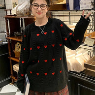 Herzstück Pullover – Weicher Damen-Sweater mit Herz-Detail und Wohlfühlfaktor