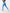 Blau nahtlose Leggings 
