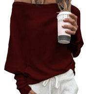 W&W Sexy schulterfreier Pullover