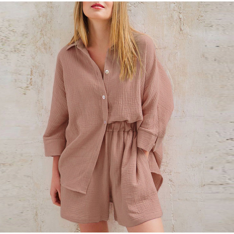 W&W LINEN ZWEI-TEILER SOMMER-SET
