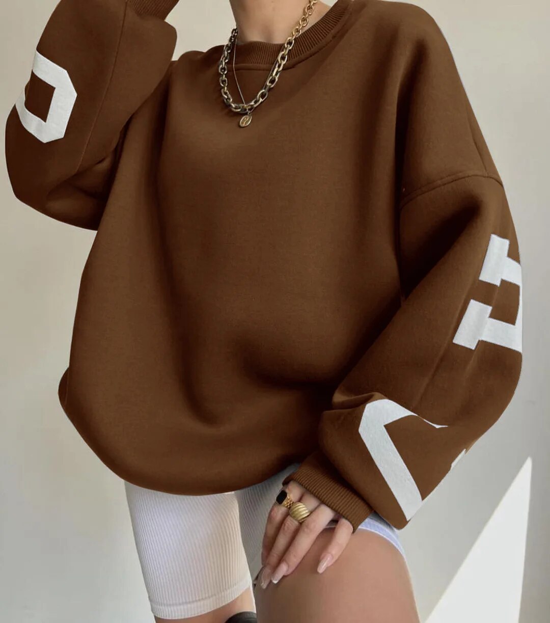 W&W Fleece-Kapuzenpullover