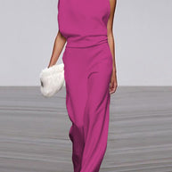 Rosen Rot jumpsuit für damen