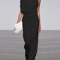 Schwarz jumpsuit für damen