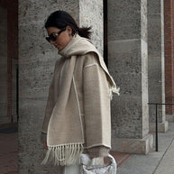 W&W - Statement-Jacke mit Halstuch