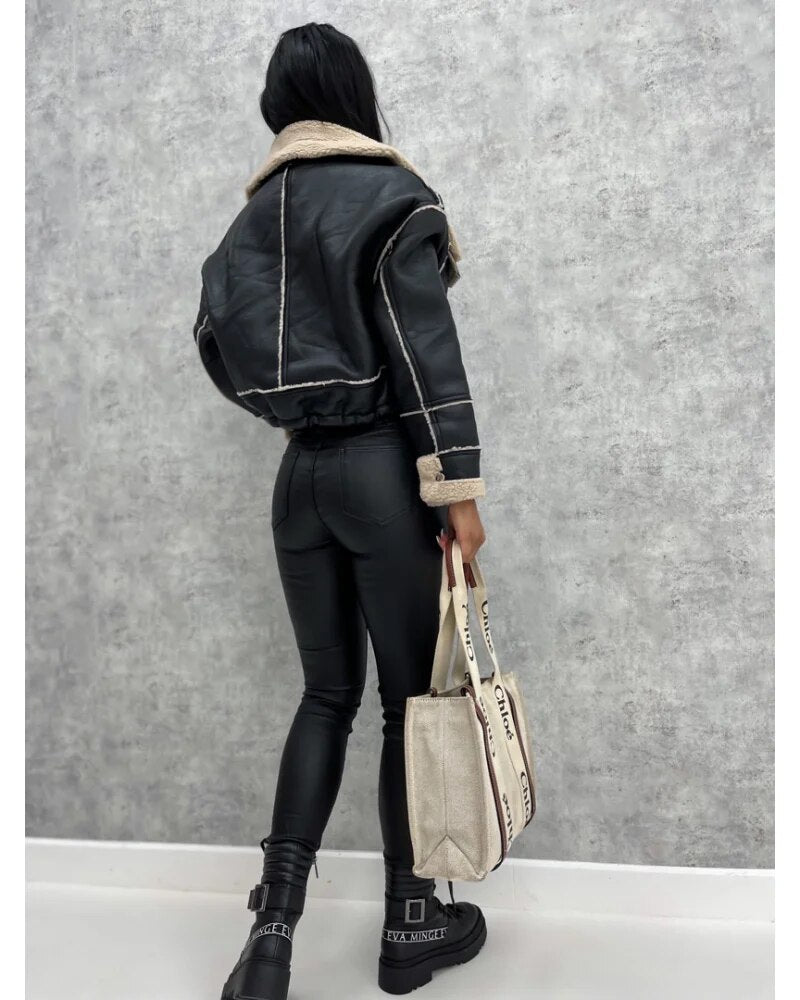 W&W Amsterdam | Luxuriöse Lederjacke