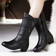 W&W – Winterstiefel aus Leder – Damen