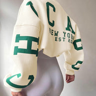 WOLF Langärmelige Oberteile O Neck Kapuzenpullis