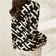 W&W- Wunderschöner geometrischer Pullover