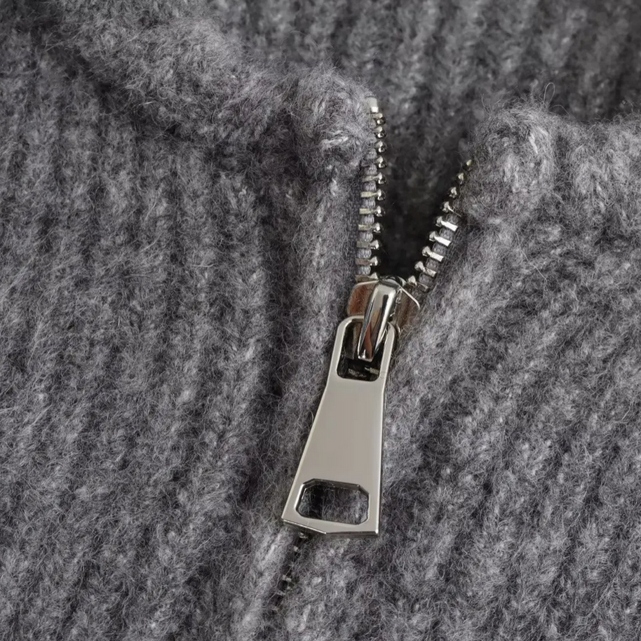 W&W Strickjacke mit Reißverschluss