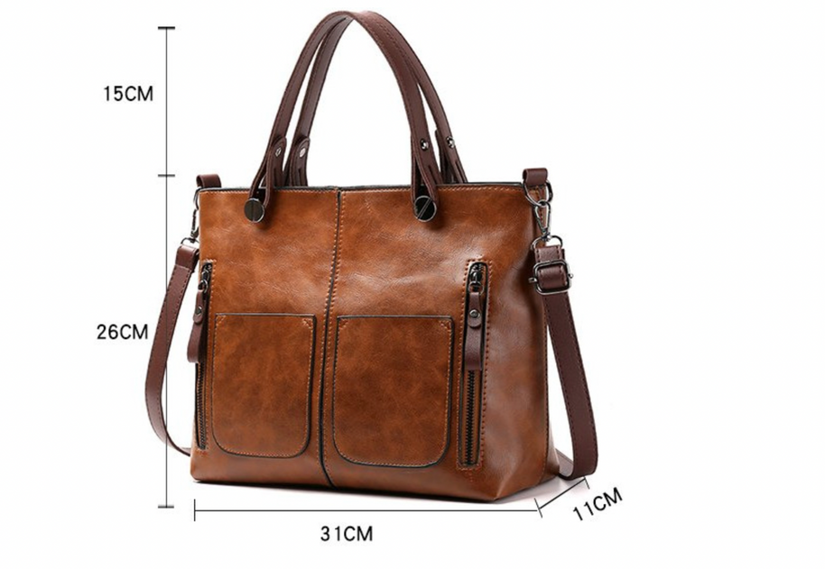 W&W Tote - Altmodische Umhängetasche