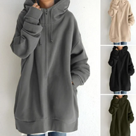 Damen-Hoodie mit Reißverschluss für Herbst/Winter