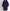 Lila Winter-Kapuzenpullover mit Reißverschluss