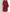 Rot Winter-Kapuzenpullover mit Reißverschluss