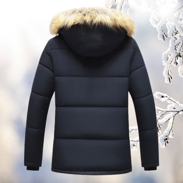 W&W - Bleiben Sie warm und stilvoll mit dem winddichten Parkas mit Fellkapuze