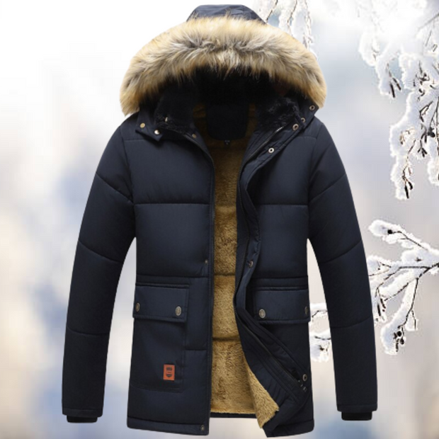 W&W - Bleiben Sie warm und stilvoll mit dem winddichten Parkas mit Fellkapuze