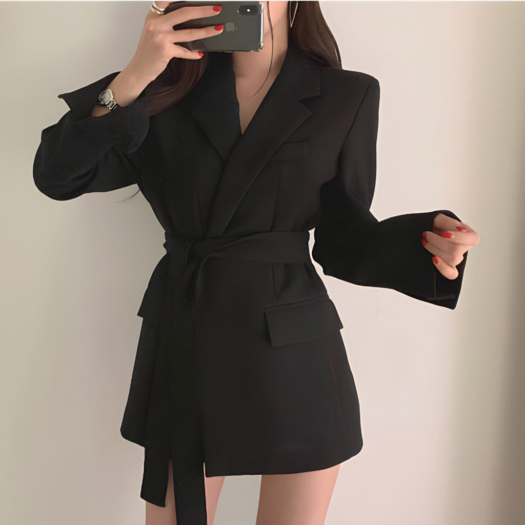 W&W - Eleganter Blazer mit Gürtel
