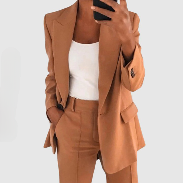 Chic Aprikose Blazer