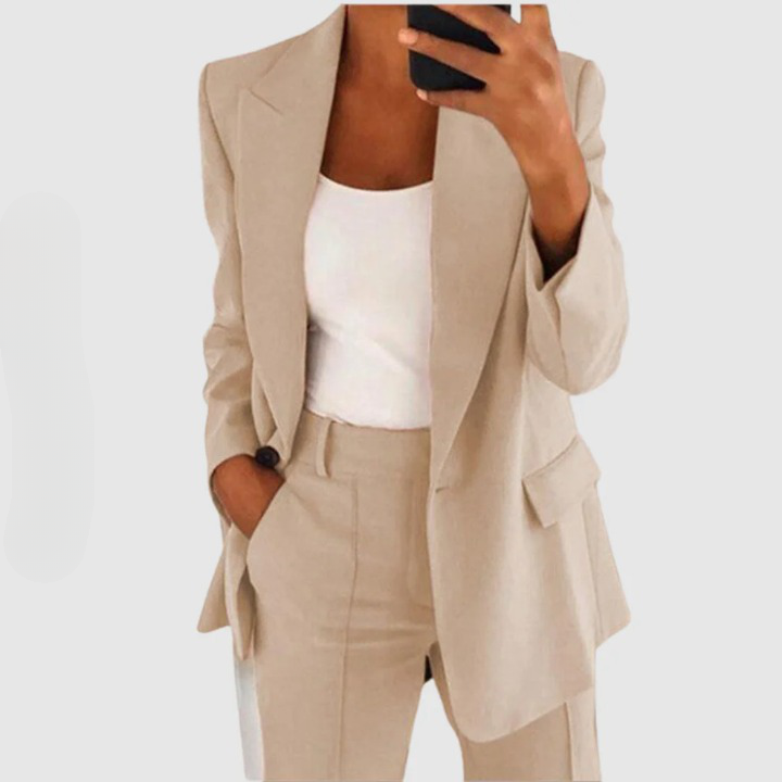 Chic Khaki Blazer