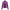 Violett lederjacke mit mao-kragen auf weißem hintergrund