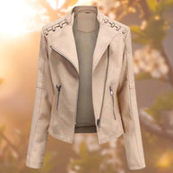 W&W - Lederjacke im Biker-Style
