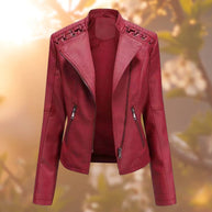 W&W - Lederjacke im Biker-Style