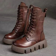 W&W – Stylische Stiefel mit hoher Sohle