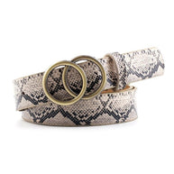 Beltona - Damen-Ledergürtel mit O-Ring-Schnalle - FashionWOLF