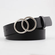 Beltona - Damen-Ledergürtel mit O-Ring-Schnalle - FashionWOLF