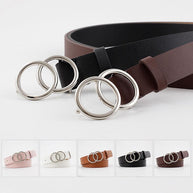 Beltona - Damen-Ledergürtel mit O-Ring-Schnalle - FashionWOLF