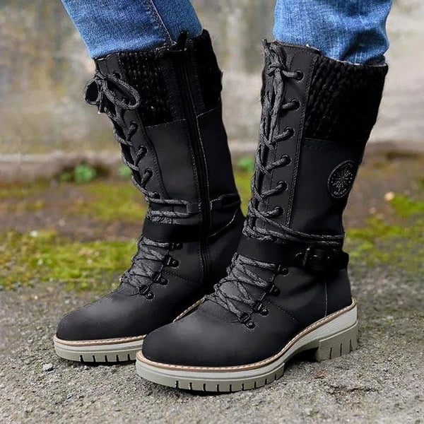 Bootlix - Bequeme Damenstiefel mit rutschfester Sohle - FashionWOLF