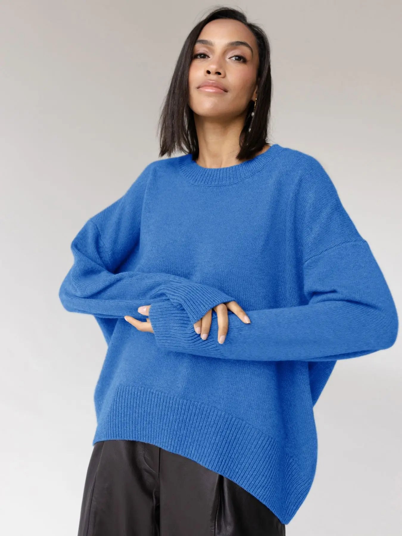W&W | Pullover mit Rundhalsausschnitt für Frauen