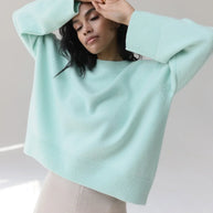 W&W | Pullover mit Rundhalsausschnitt für Frauen