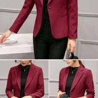 WOLF Lässig Taschen Kurz Blazer