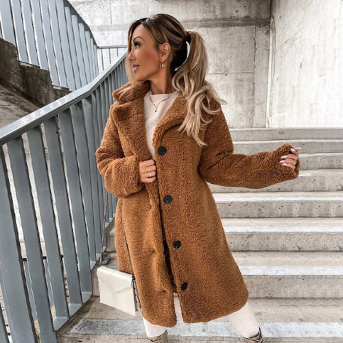 W&W Teddymantel | Stylische weiche Jacke