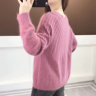 Fluffina - Flauschig weicher Pullover - FashionWOLF