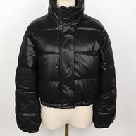 Hovis - Damen-Steppjacke aus wasserabweisendem Leder - FashionWOLF