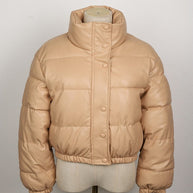 Hovis - Damen-Steppjacke aus wasserabweisendem Leder - FashionWOLF