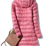 W&W Lange Daunenjacke für Damen