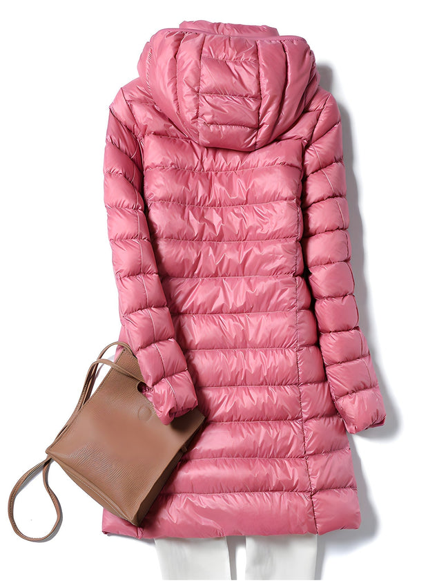 W&W Lange Daunenjacke für Damen