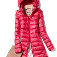 W&W Lange Daunenjacke für Damen