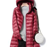 W&W Lange Daunenjacke für Damen