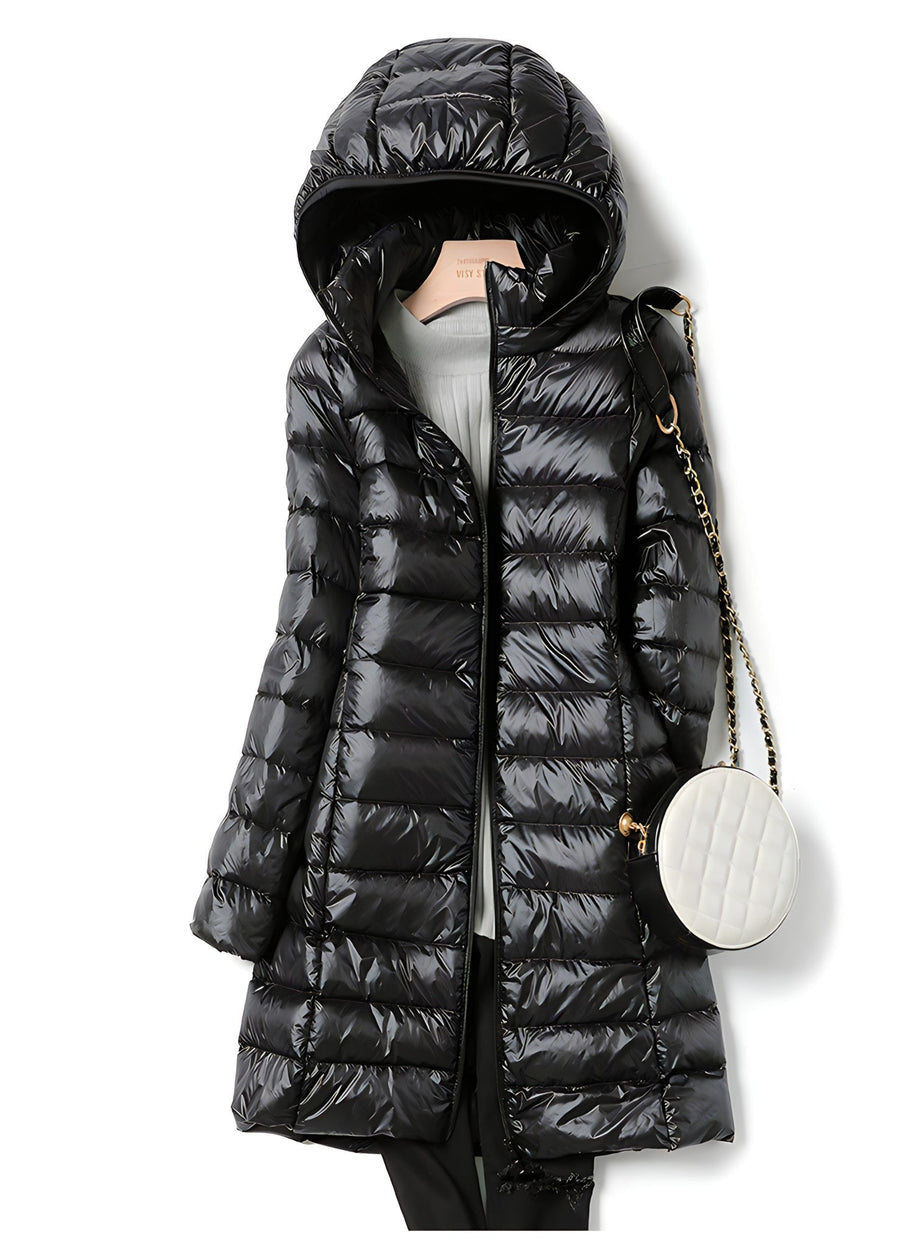 W&W Lange Daunenjacke für Damen