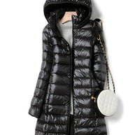 W&W Lange Daunenjacke für Damen